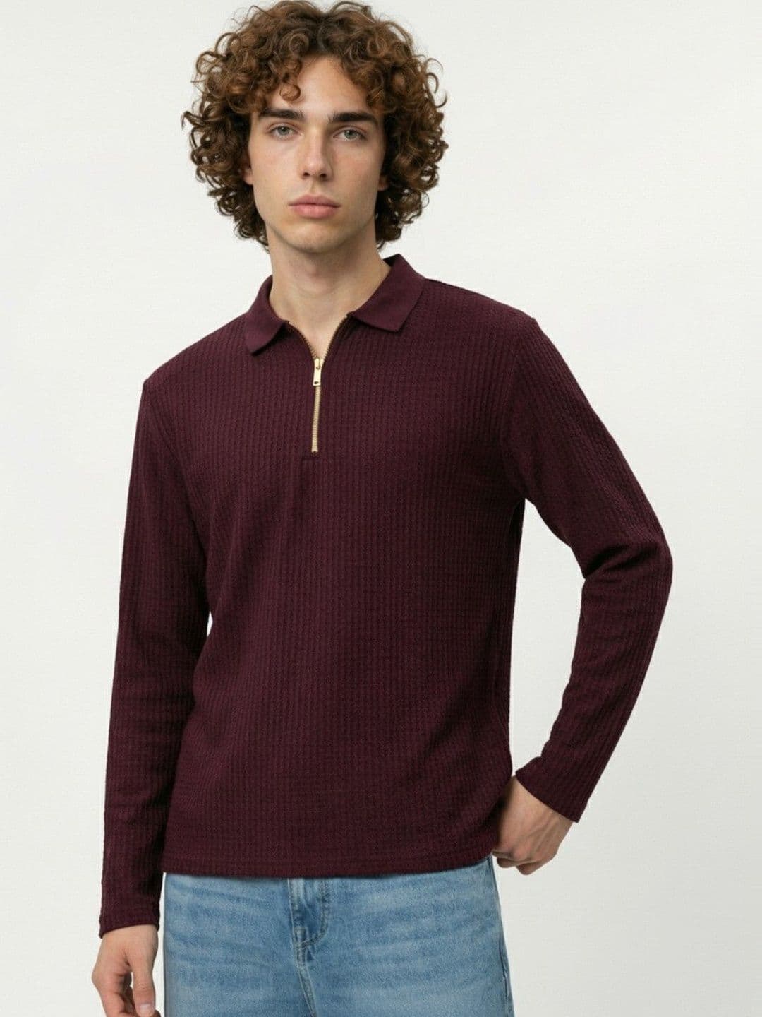 HERE&NOW Men Polo Collar T-shirt - view 1
