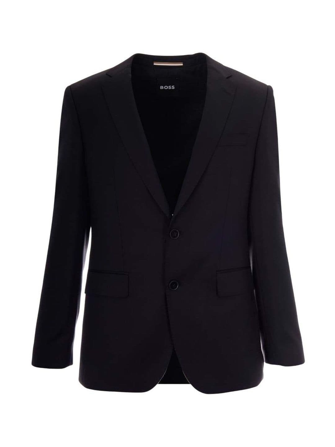 Hugo Boss Black Solid Notched Lapel Jacket - view 1