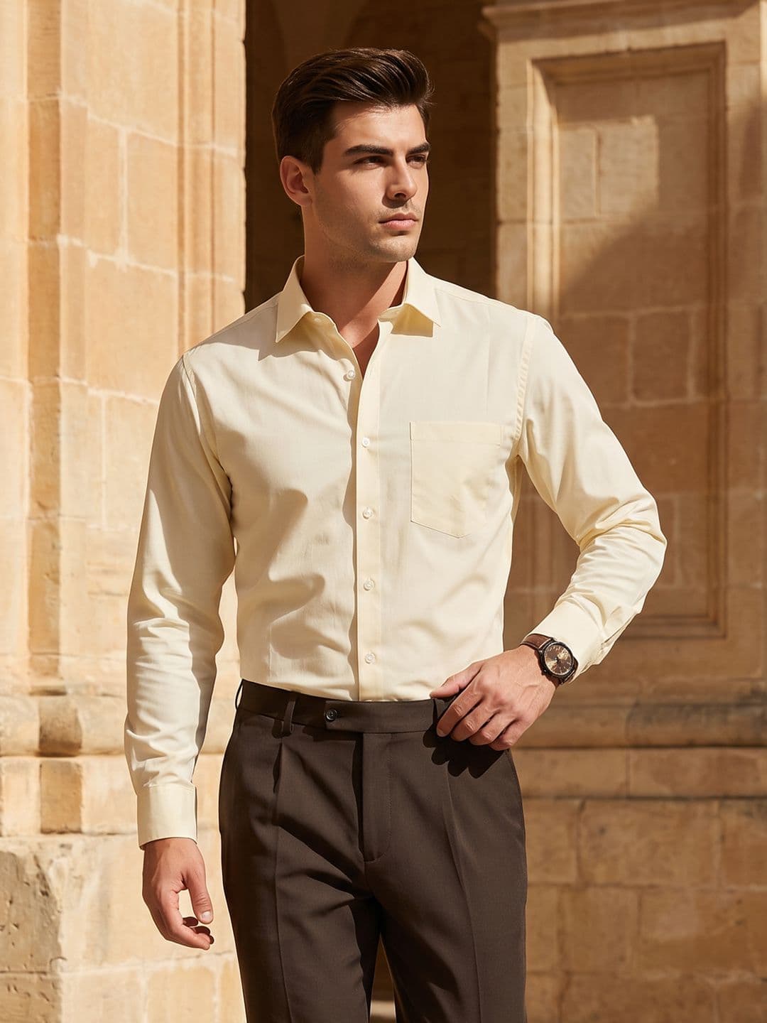 INVICTUS Spread Collar Formal Shirt - view 1