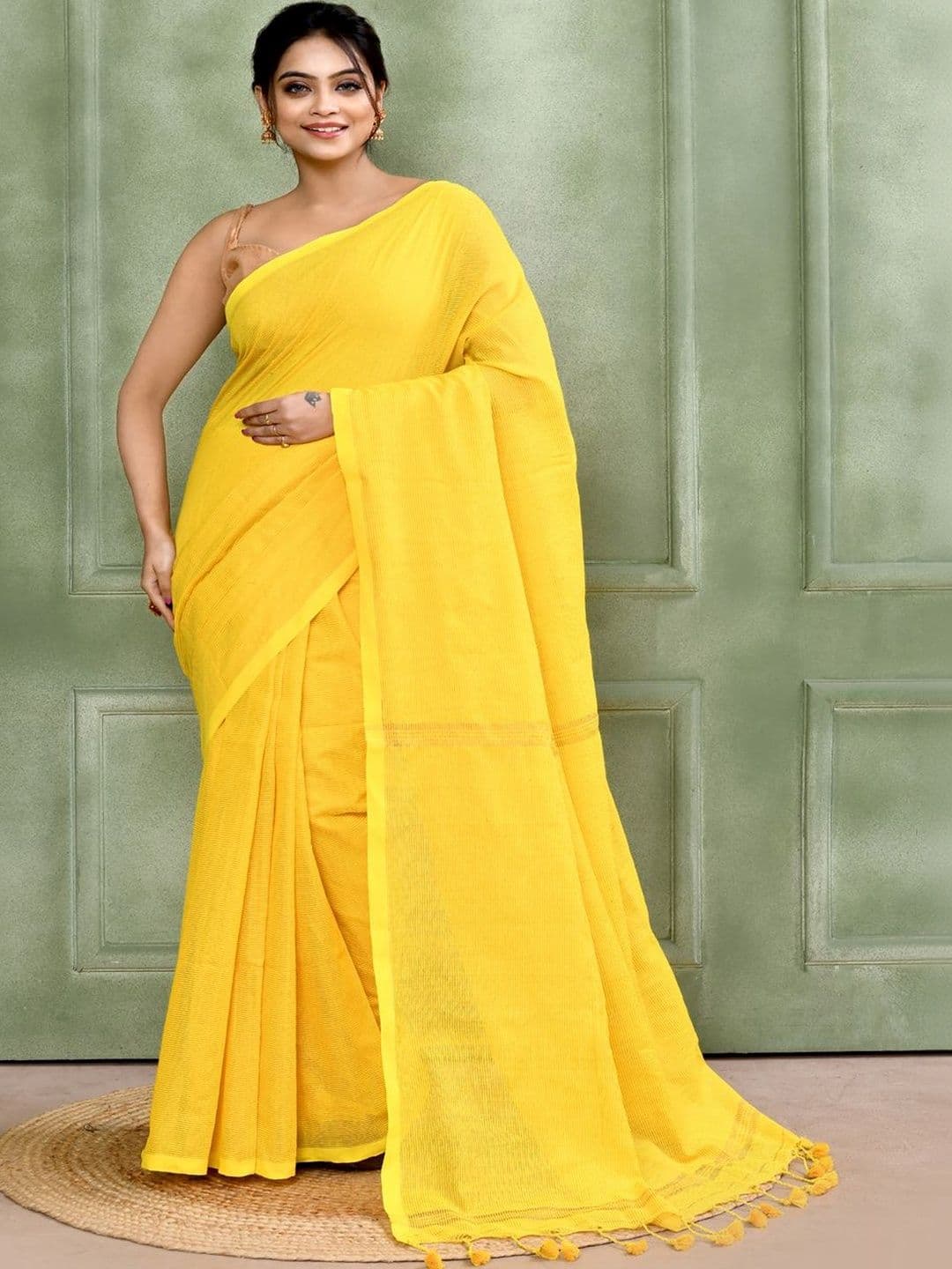 Piyari Fashion Handloom Jamdani Saree - view 1