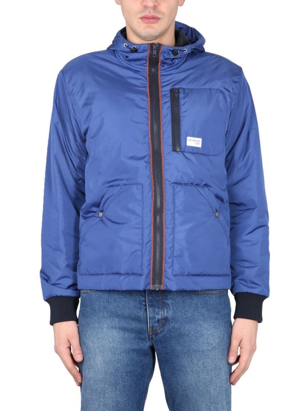 Fay Blue Logo Hood Jackets - view 1