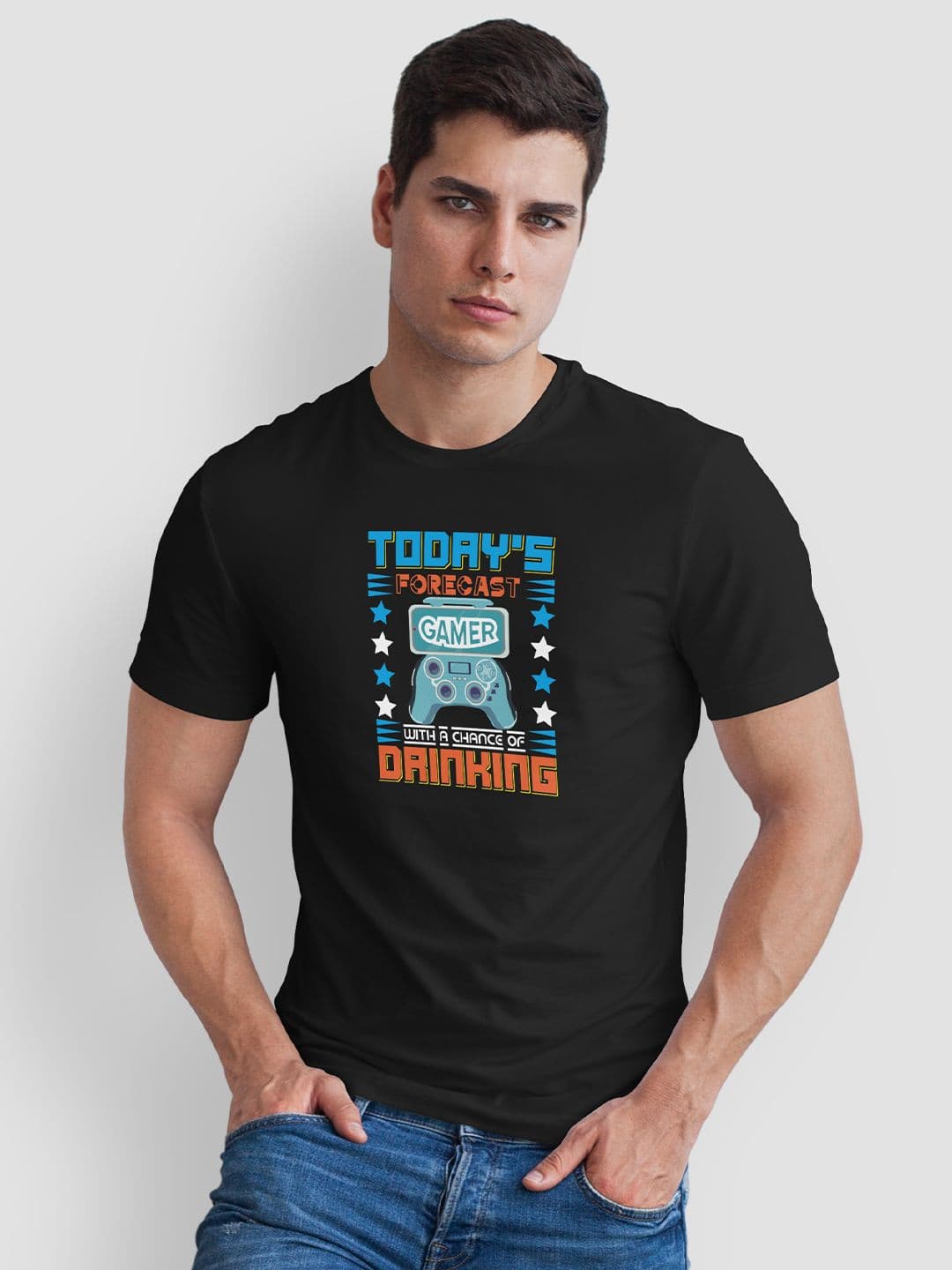 Seekbuylove Men Printed Bio Finish T-shirt - view 1