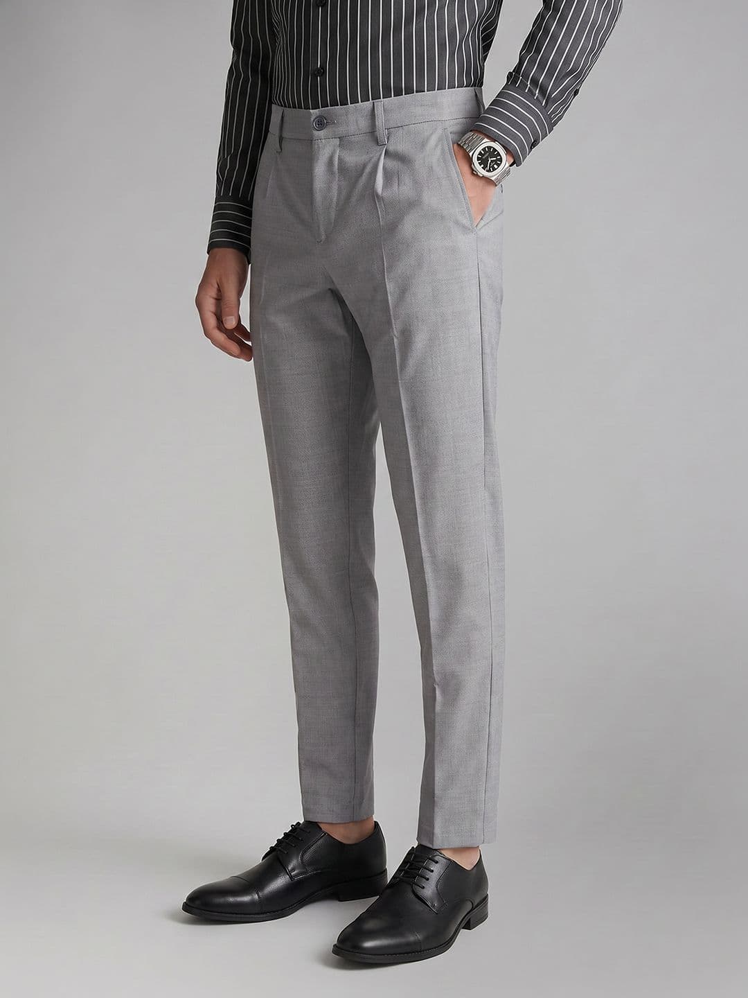 Allen Solly Men Pleated Formal Trouser - view 1
