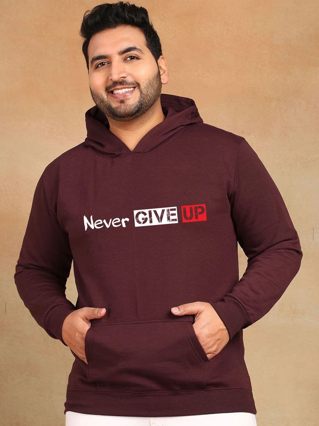 LONDON STREETS Men Printed Hooded Sweatshirt - view 1