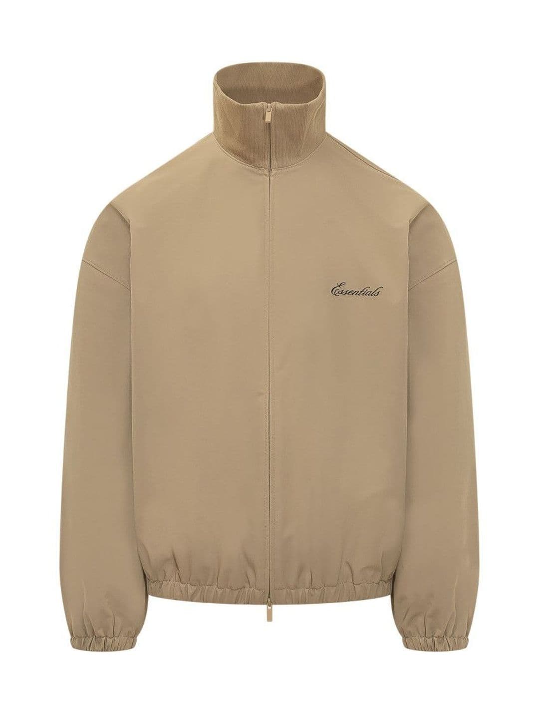 Fear Of God Brown Solid Mock Collar Jacket - view 1