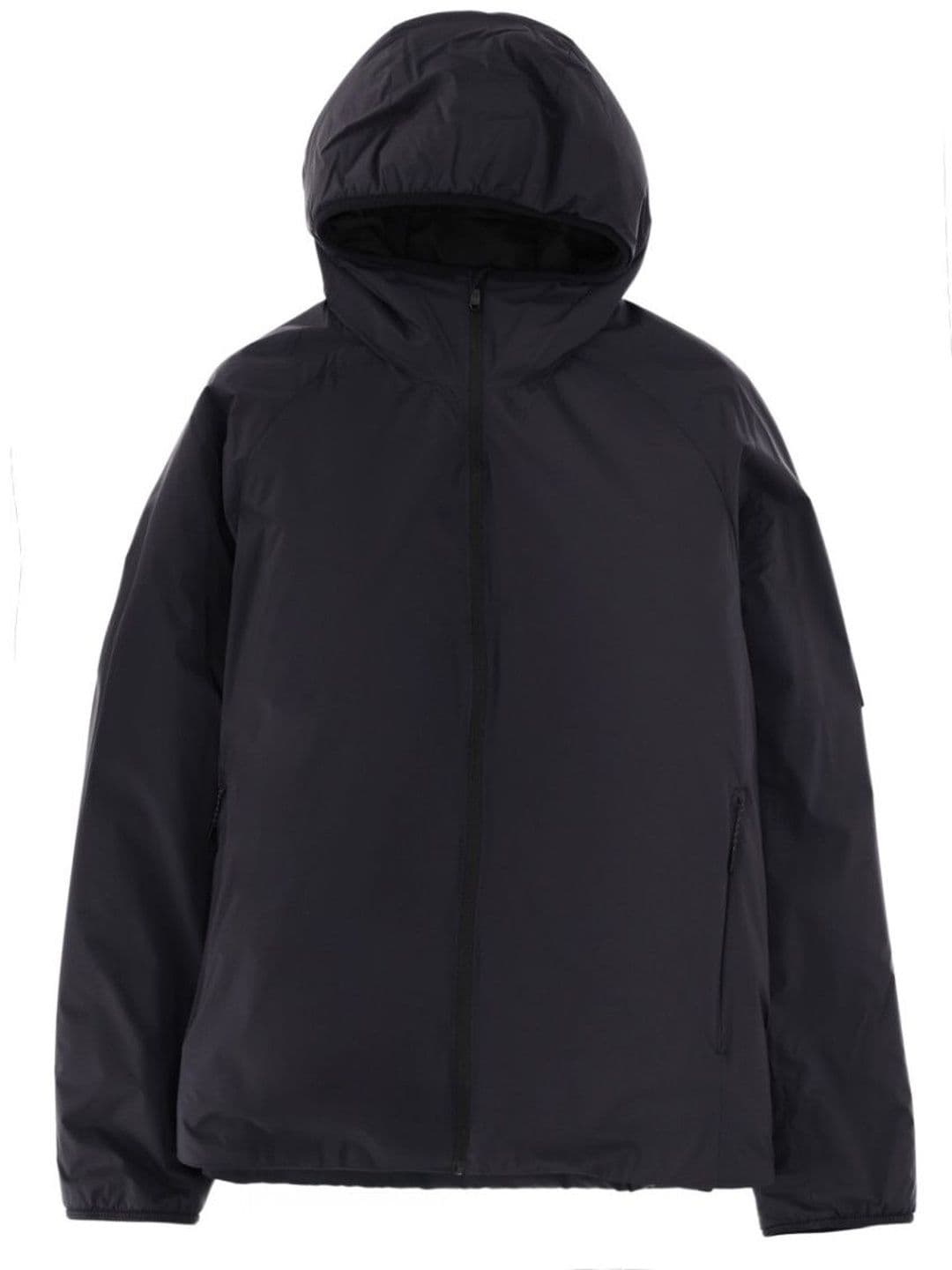 Hugo Boss Navy Blue Solid Hood Jacket - view 1
