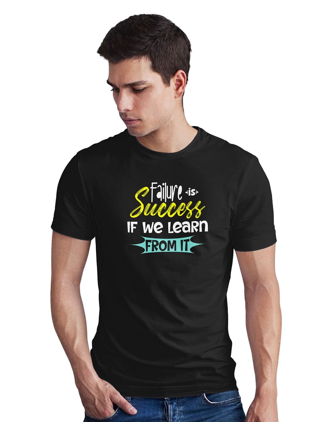 Seekbuylove Men Typography Printed Bio Finish T-shirt - view 1