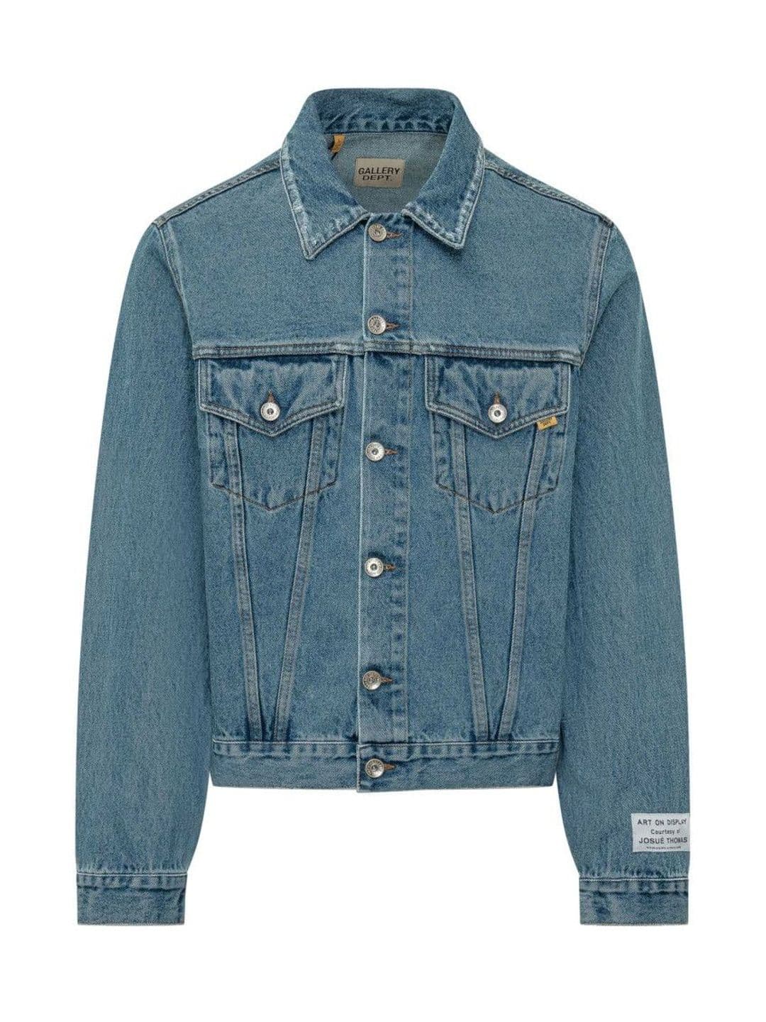 GALLERY DEPT. Denim Solid Shirt Collar Jacket - view 1