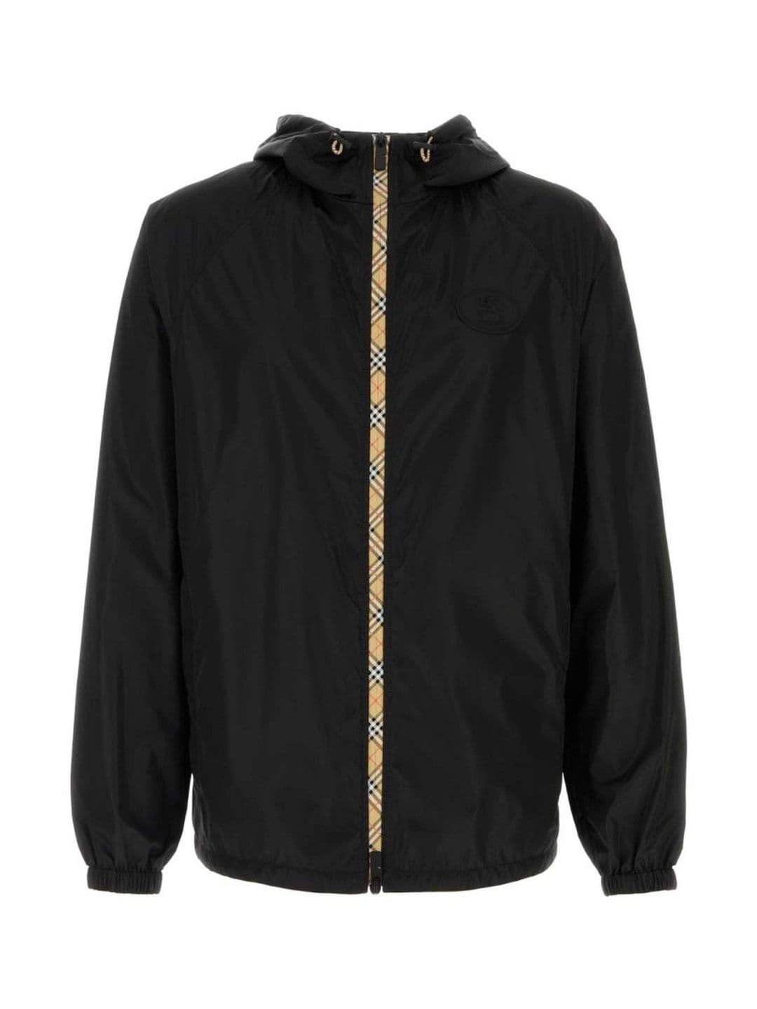 Burberry Black Logo Hood Jackets - view 1