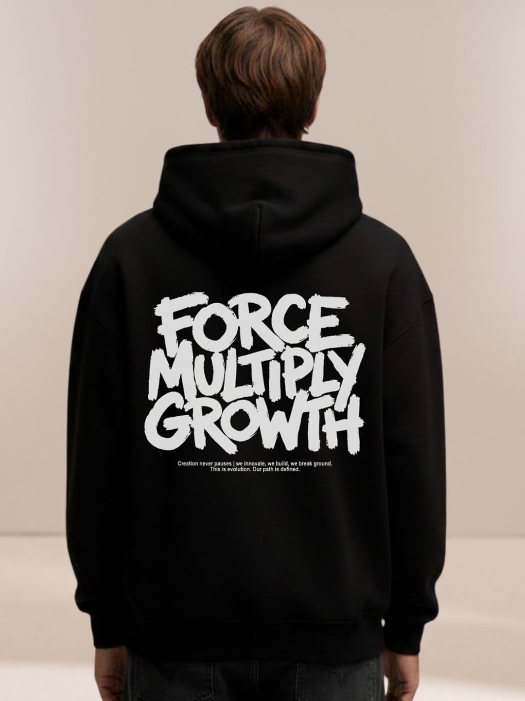 Cool Plus Men Printed Hooded Sweatshirt - view 1