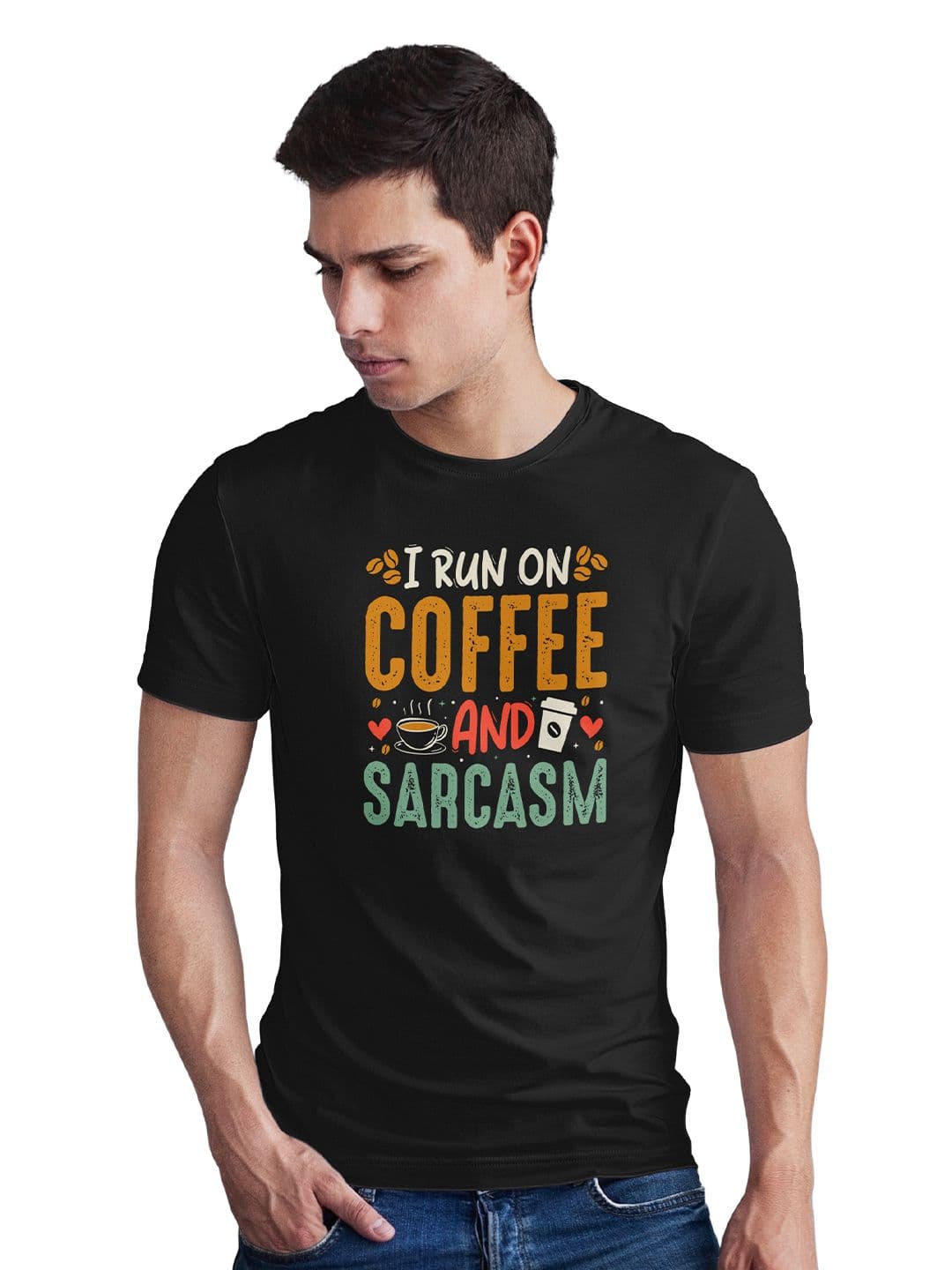 Seekbuylove Men Typography Printed Bio Finish T-shirt - view 1