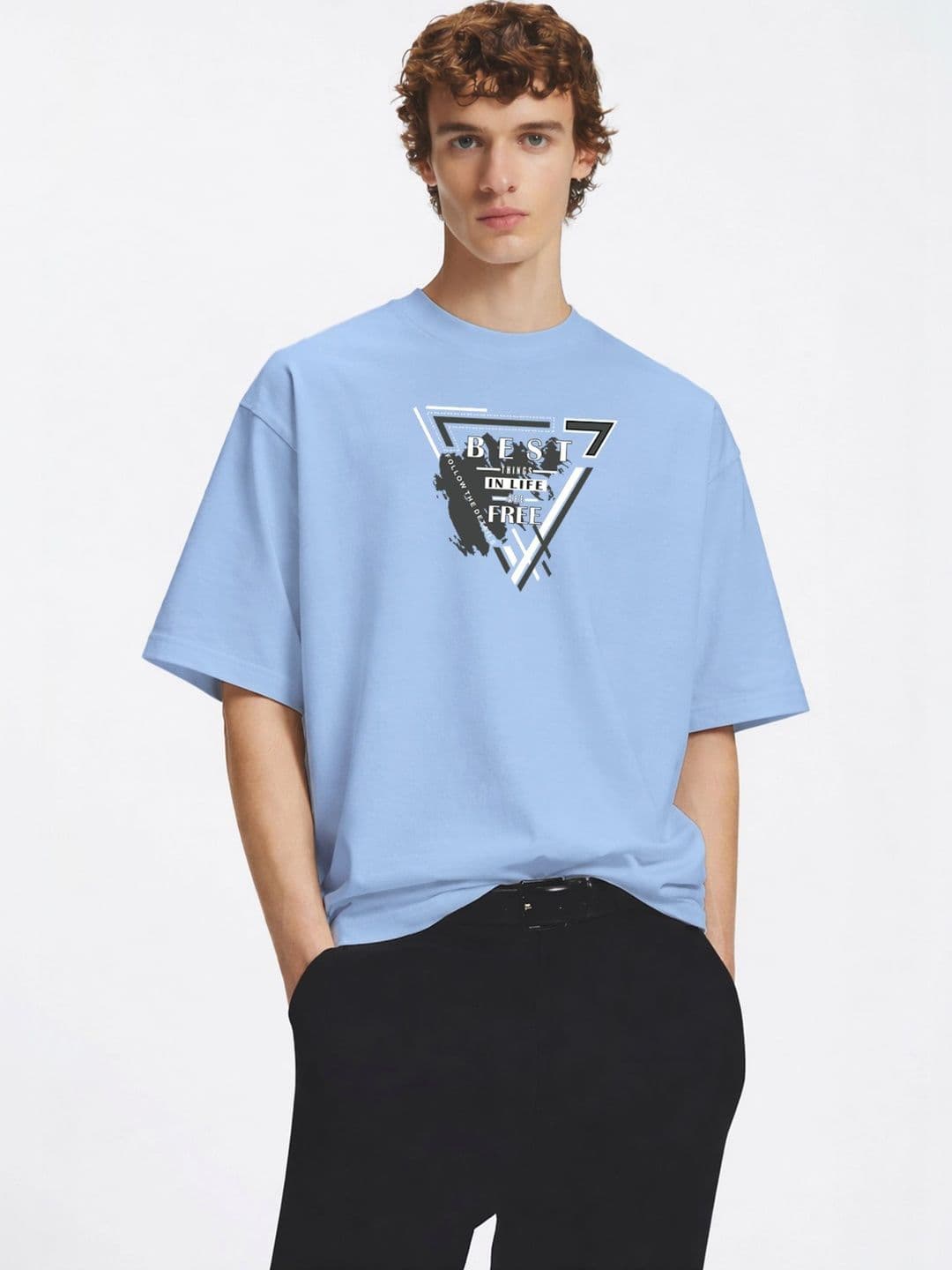 TOGS & TERRE Men Typography Printed Organic Cotton Blend T-shirt - view 1