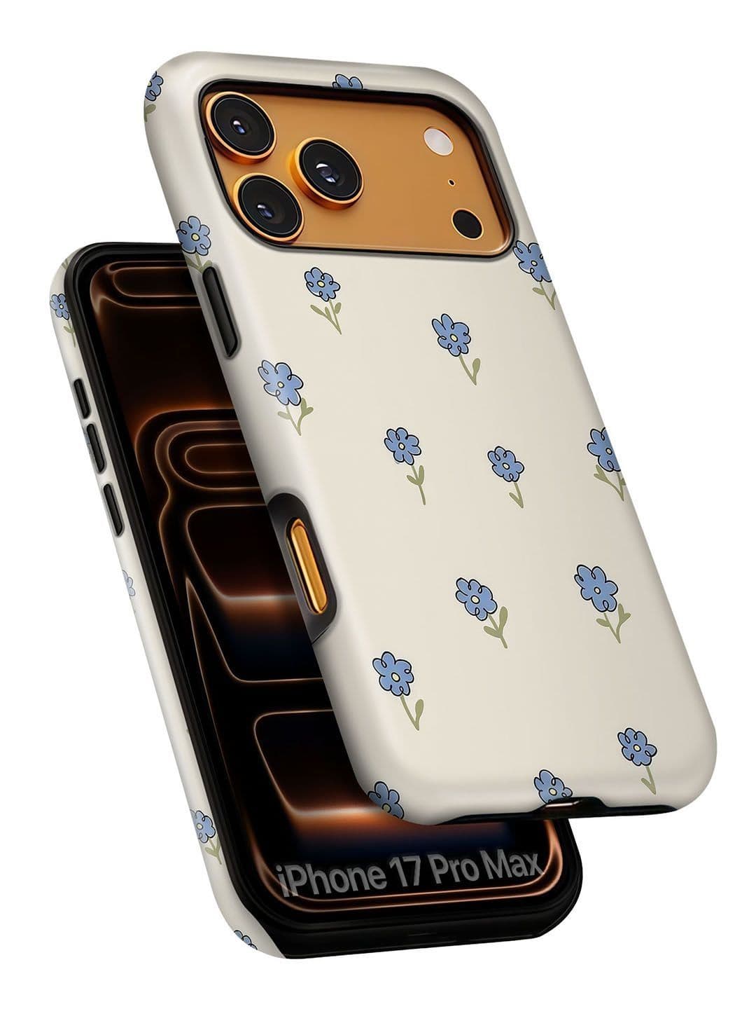 QRIOH Floral Printed iPhone 17 Pro Max Back Case Mobile Accessories - view 1