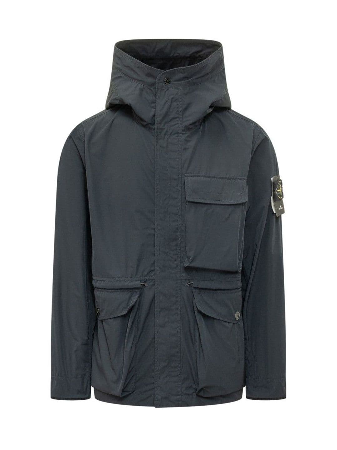 Stone Island Dark Blue Solid Hood Jacket - view 1