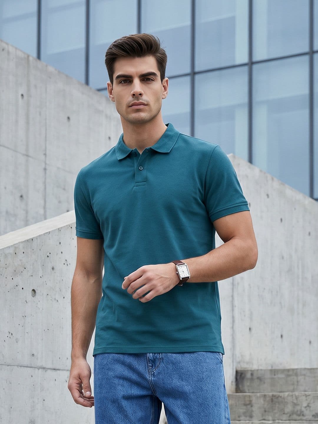 encore by INVICTUS Polo Collar T-shirt - view 1