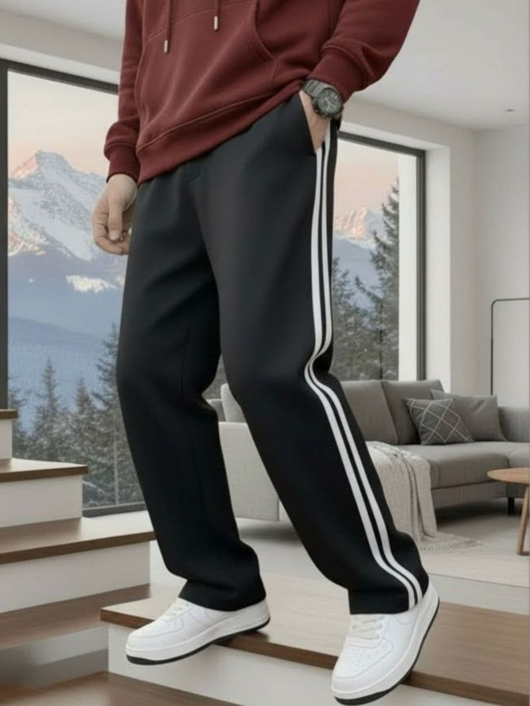 Narsingha Dreams Men Baggy Training Track Pants - view 1