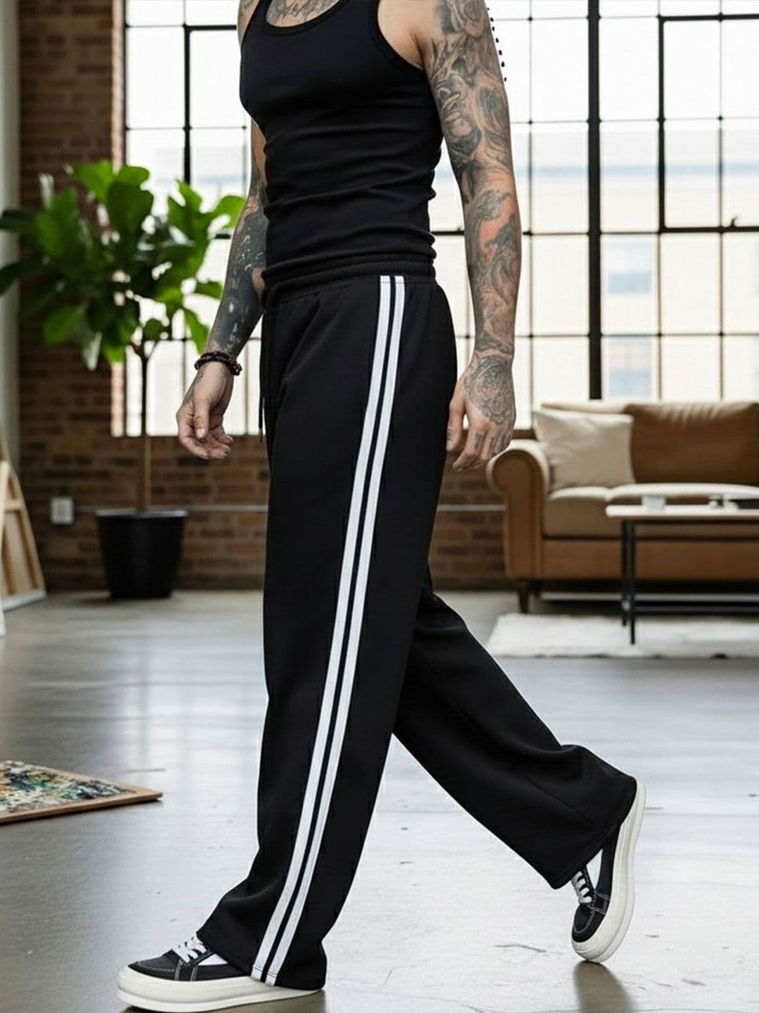 Narsingha Dreams Men Baggy Training Track Pants - view 1