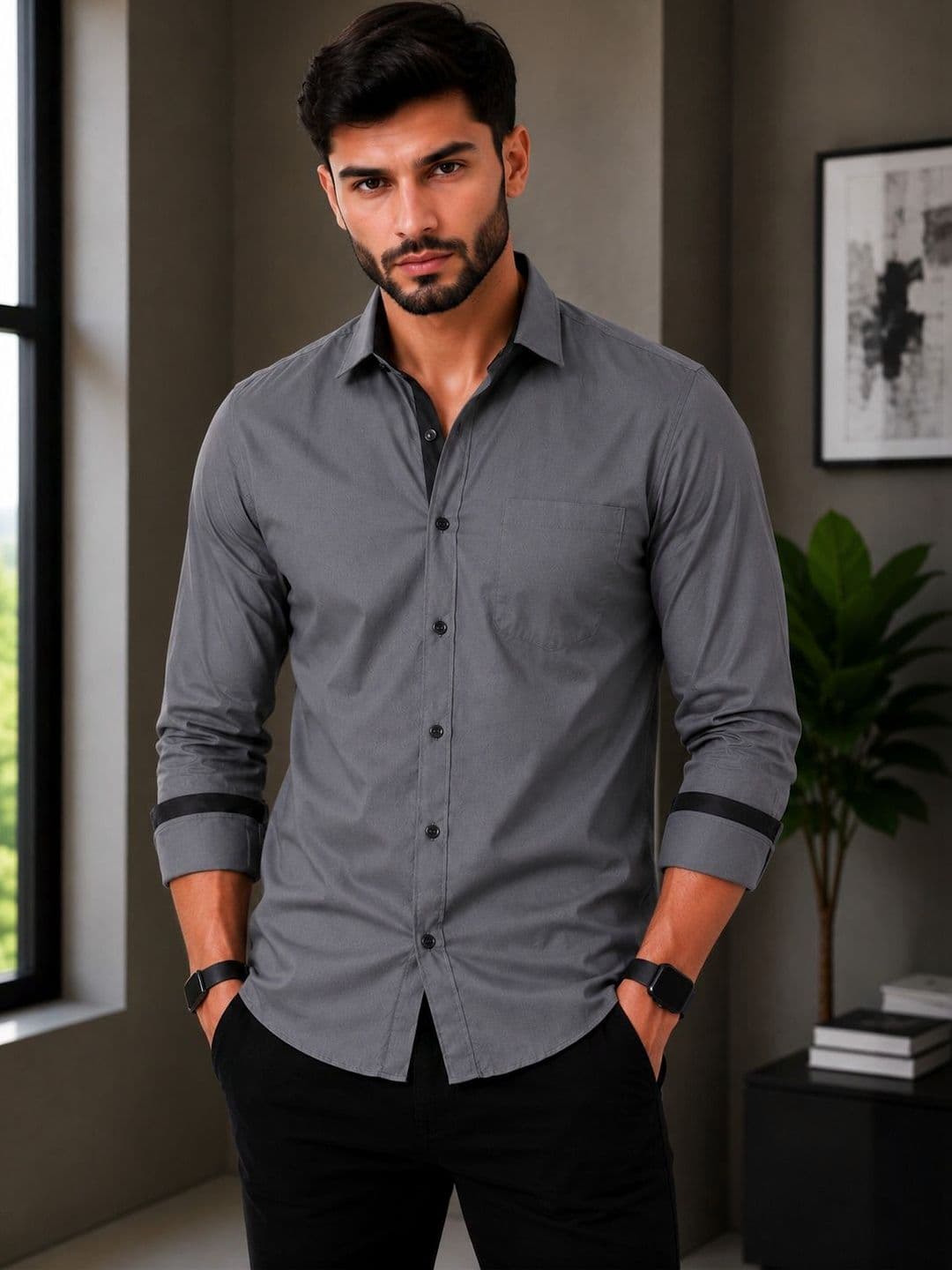 AGNIVAR COLLECTION Men Comfort Casual Shirt - view 1