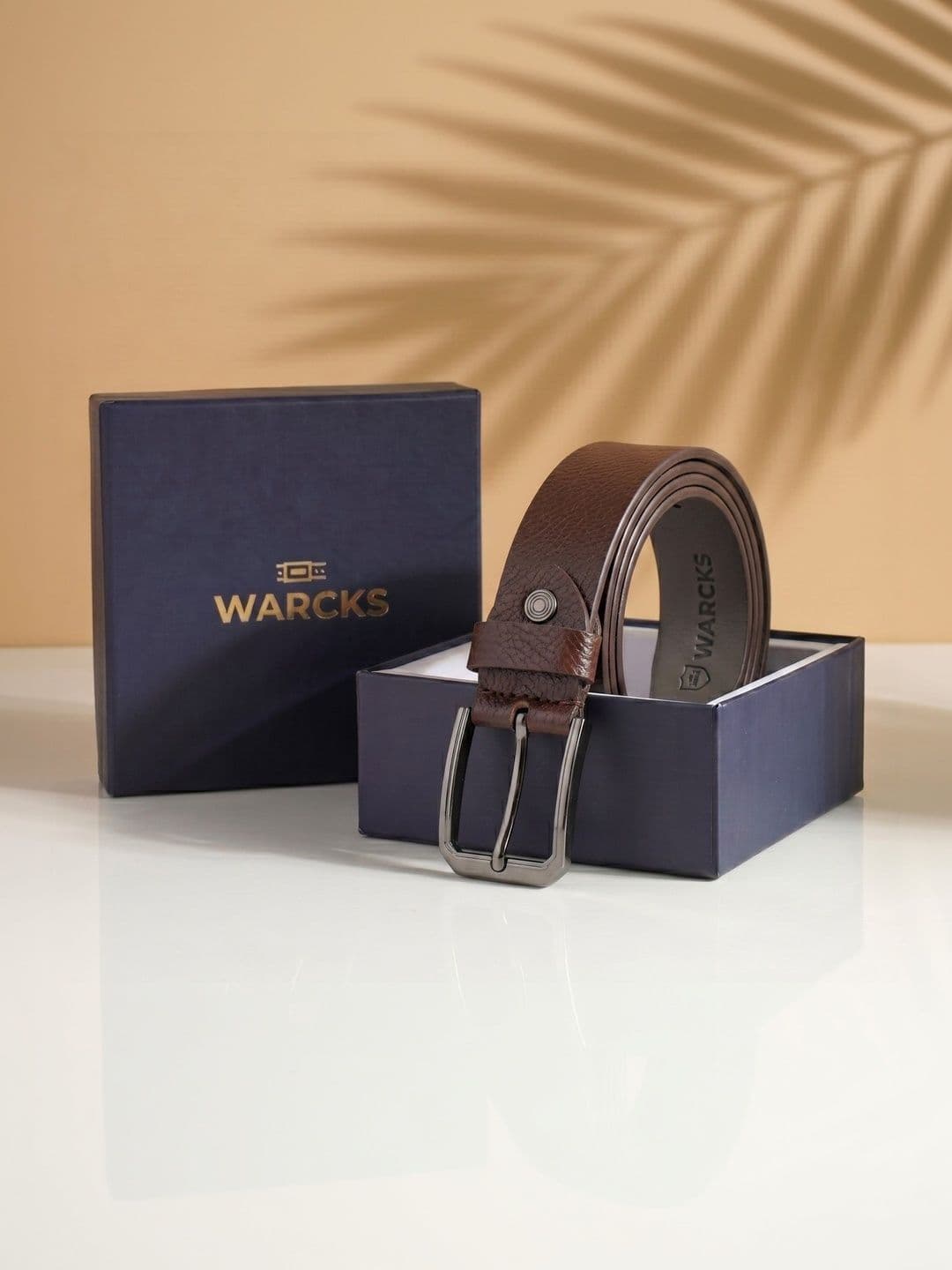 warcks Men Textured Leather Belt - view 1