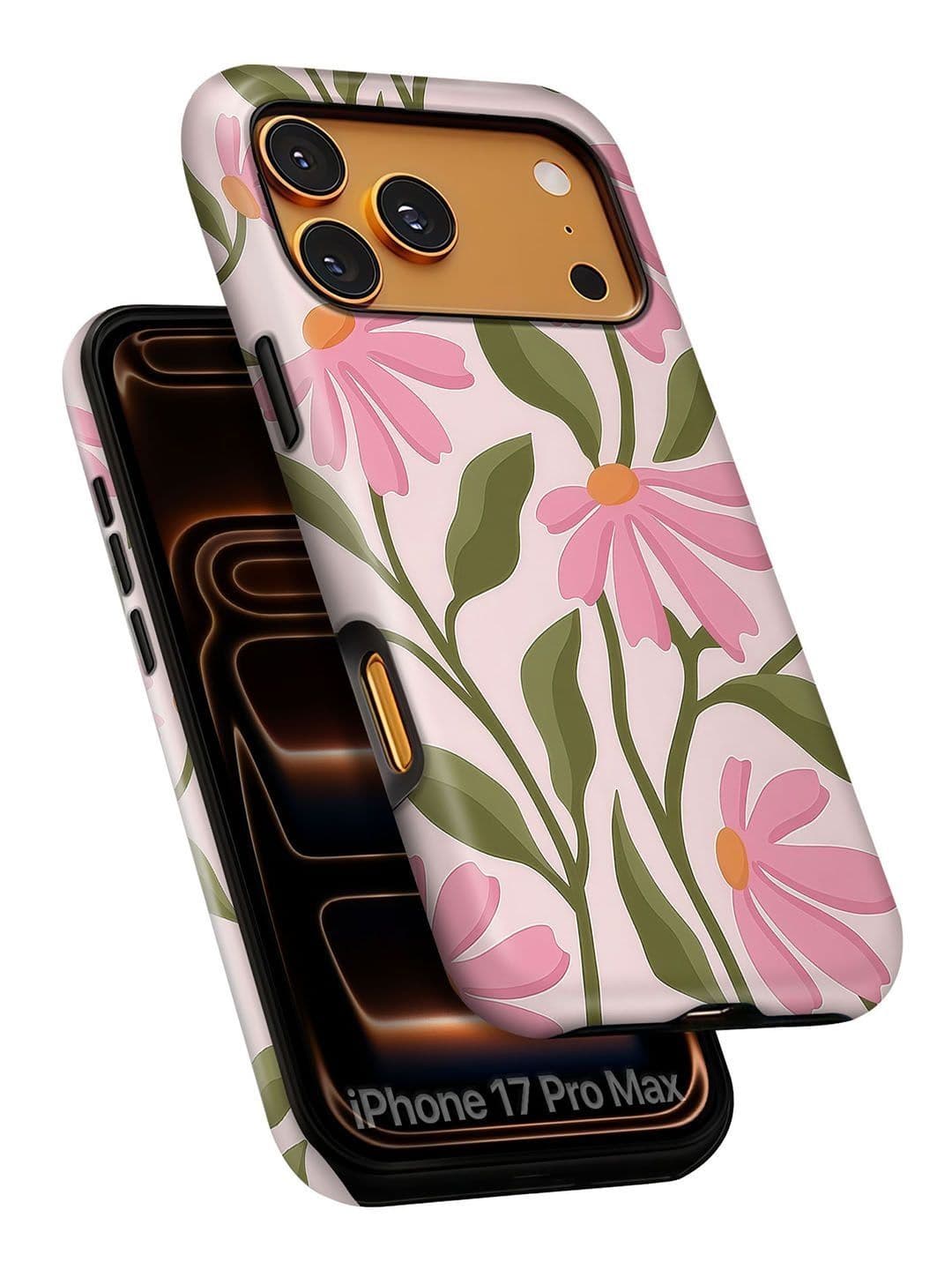 QRIOH Floral Printed iPhone 17 Pro Max Back Case Mobile Accessories - view 1