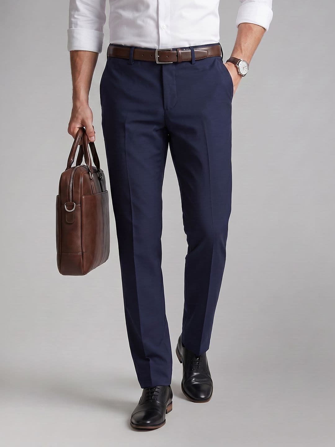 Allen Solly Men Slim Fit Formal Trousers - view 1