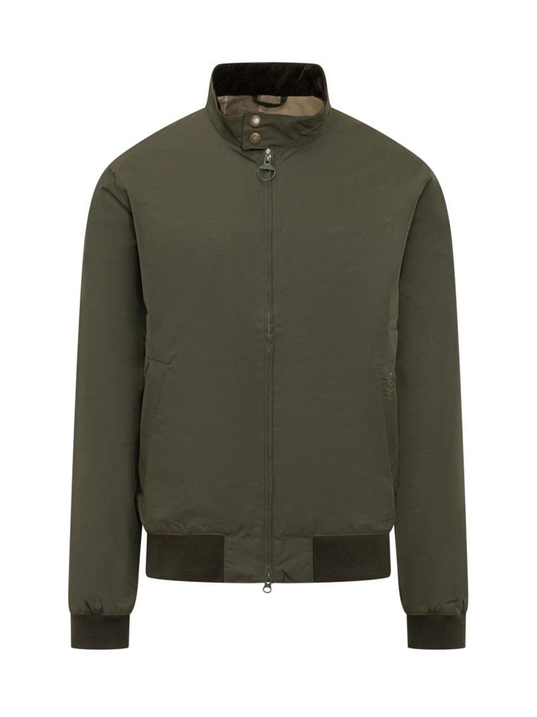 Barbour Green Solid Band Collar Jacket - view 1