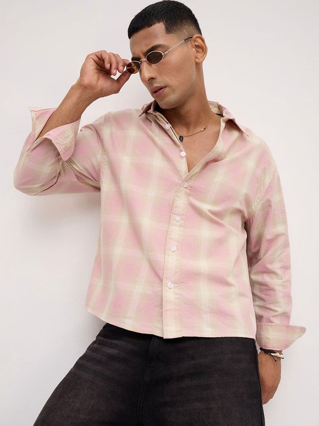VASTRADO Men Classic Boxy Checked Casual Shirt - view 1