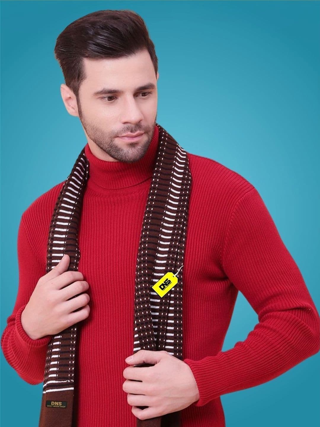 Daily Needs Shop Men Striped Merino Wool Mufflers - view 1