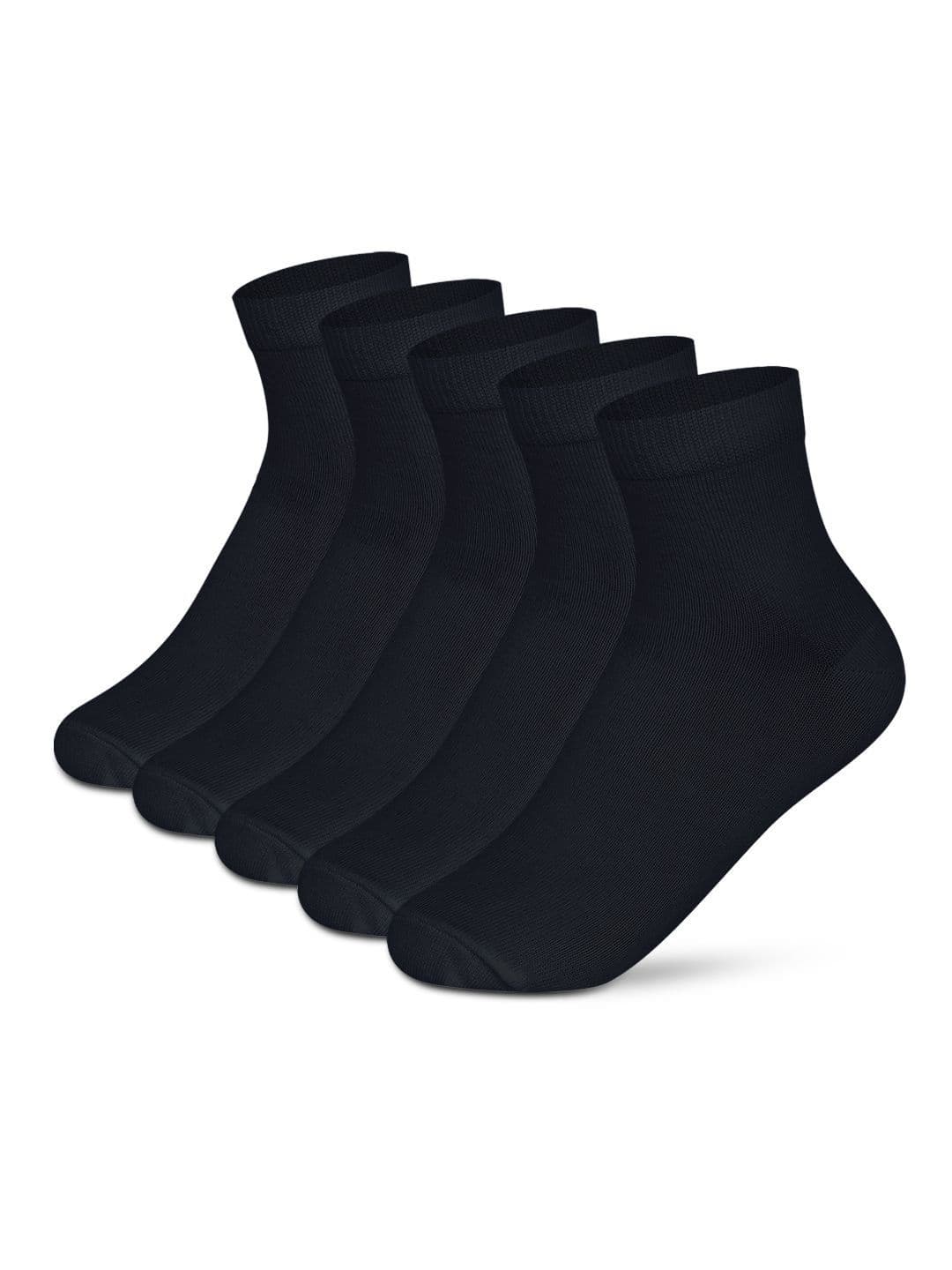 Supersox Pack of 5 Kids Combed Cotton Ankle Length School Uniform Socks - view 1
