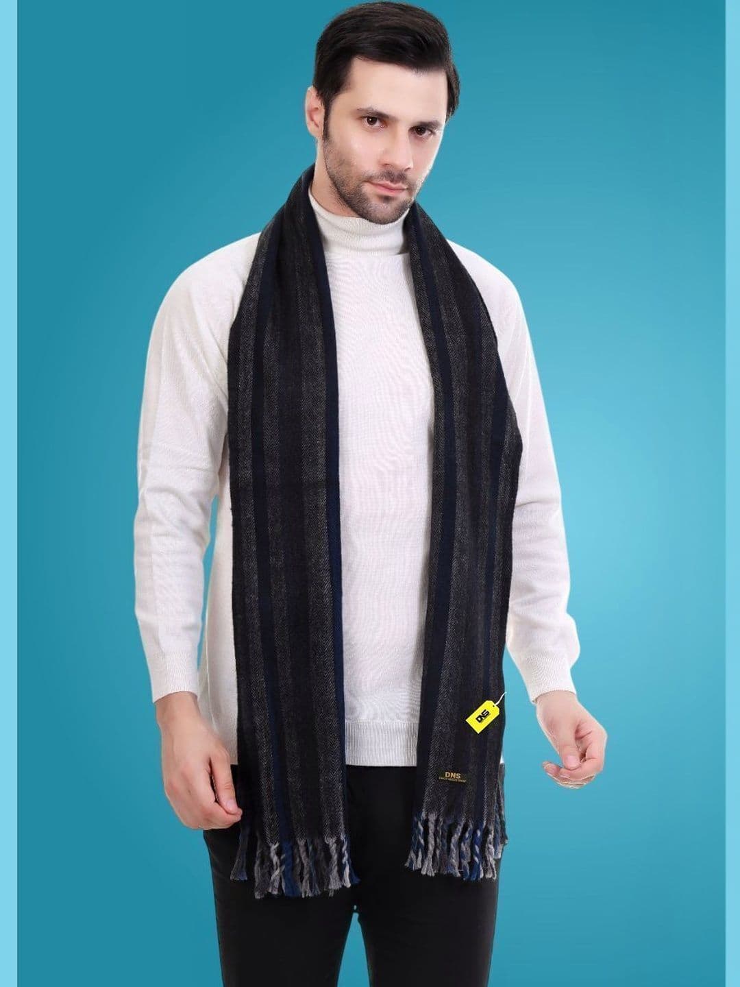 Daily Needs Shop Men Striped Merino Wool Mufflers - view 1
