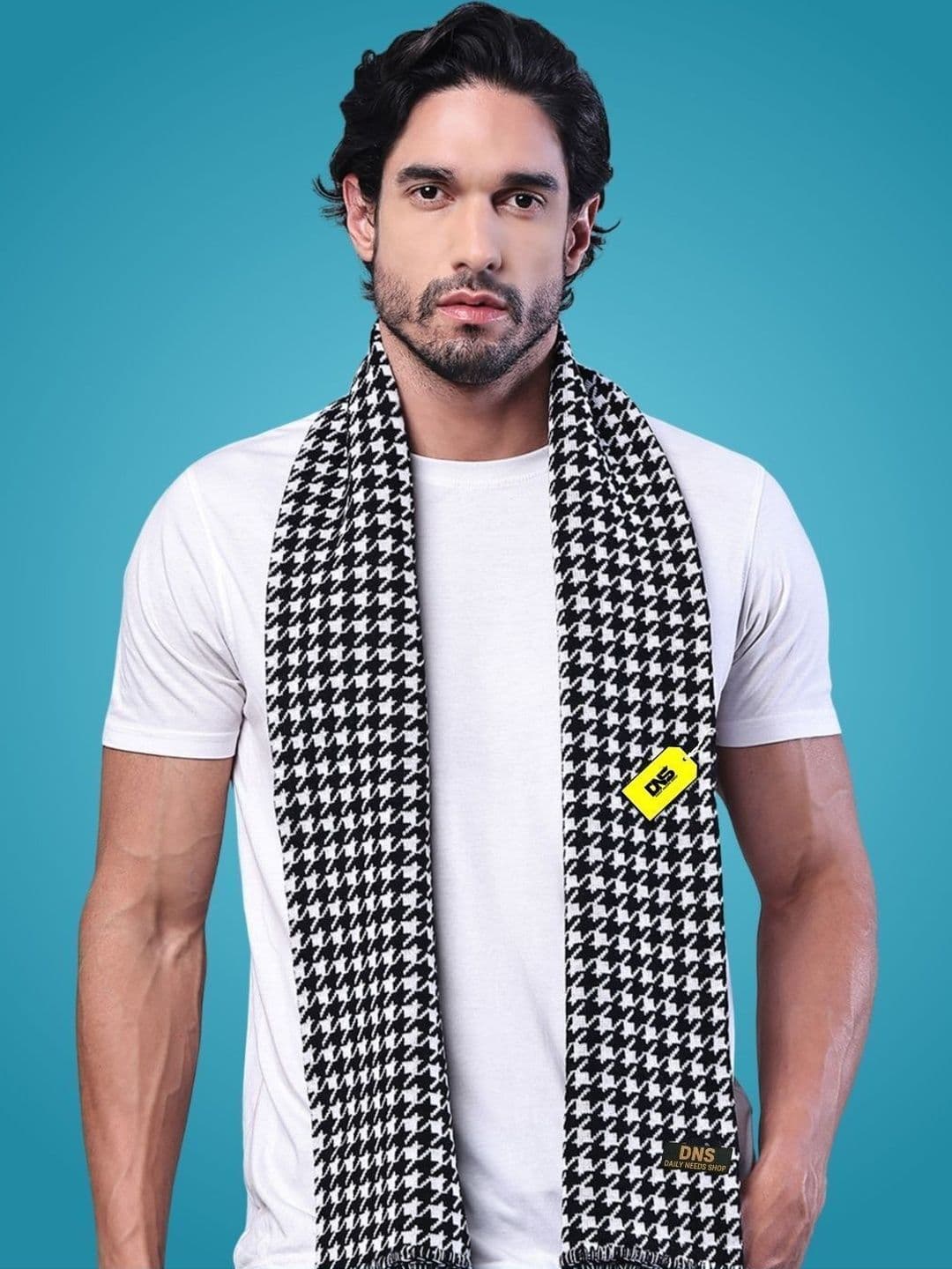 Daily Needs Shop Men Checked Merino Wool Mufflers - view 1