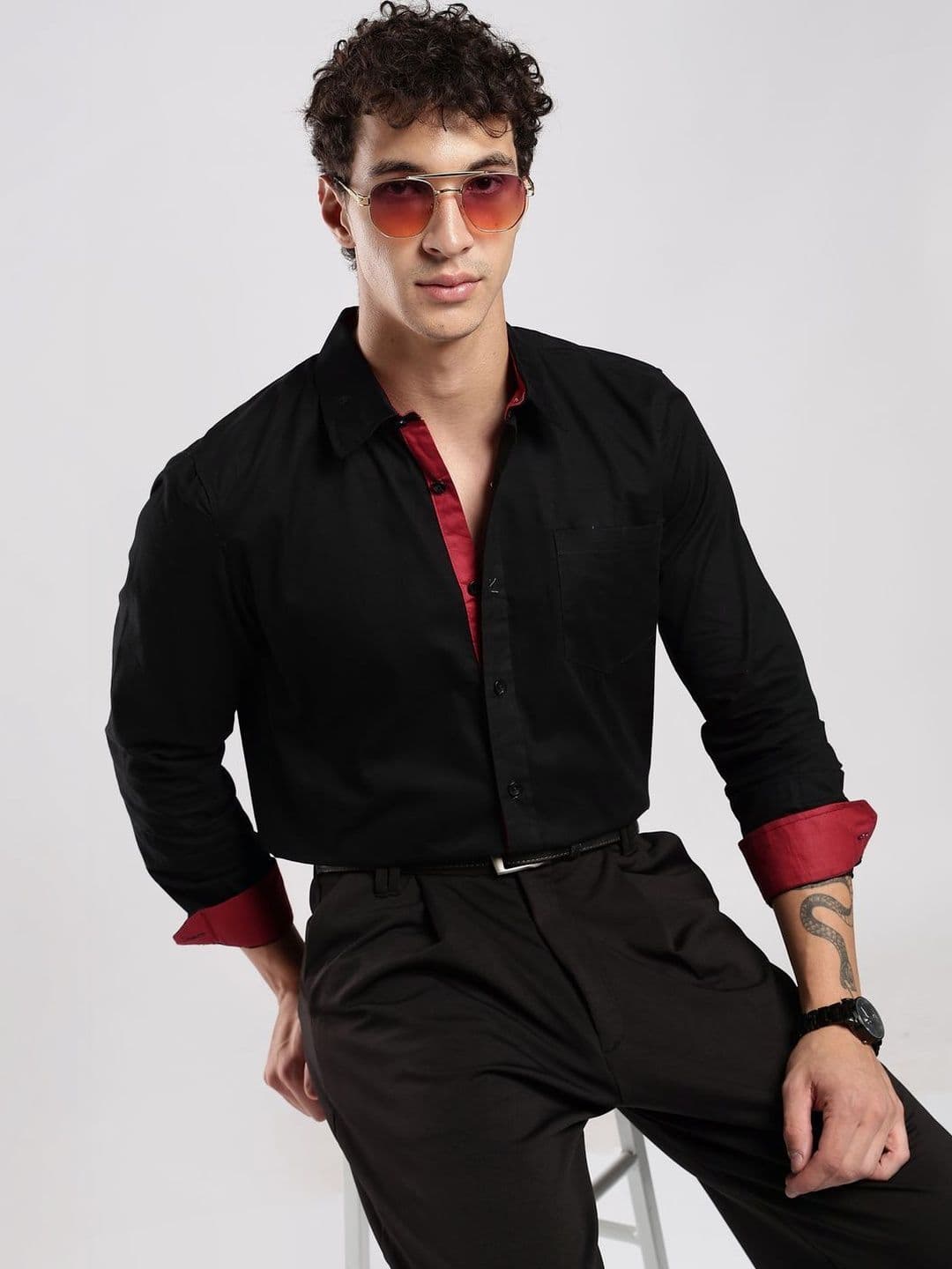 SINSKARI Men Relaxed Casual Shirt - view 1