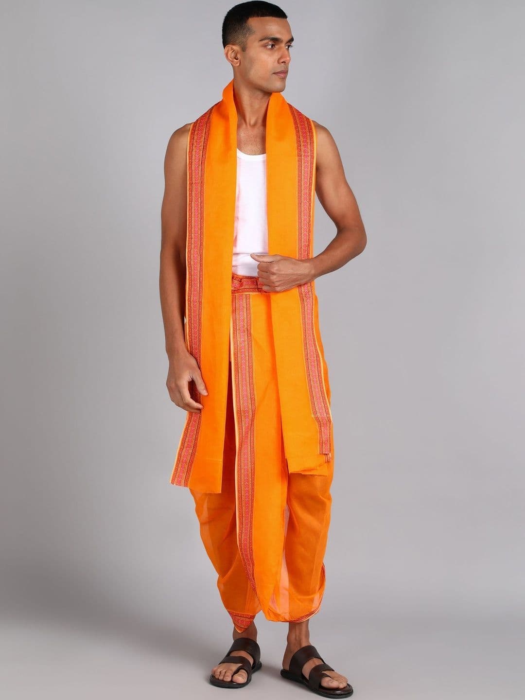 Shyam Handloom Men Cotton Dhoti Dhotis - view 1
