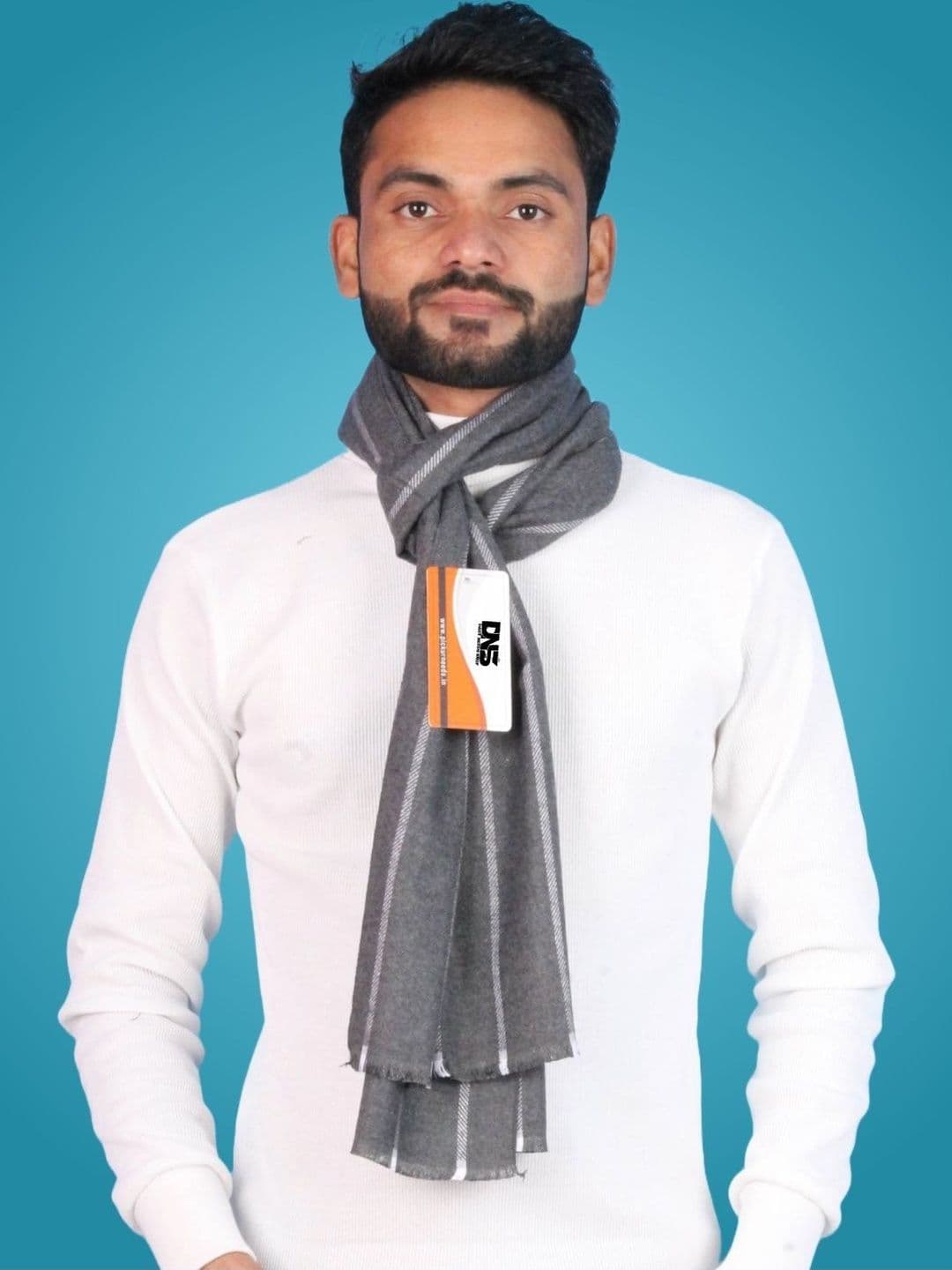 Daily Needs Shop Men Striped Merino Wool Mufflers - view 1