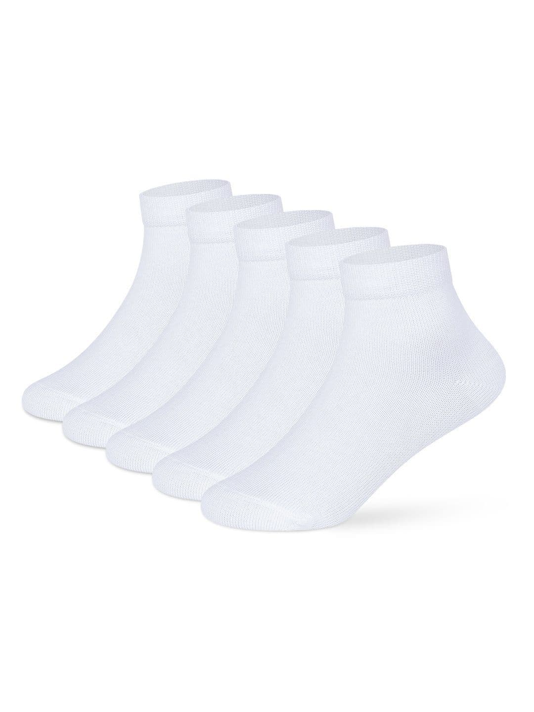 Supersox Pack of 5 Kids Combed Cotton Ankle Length School Uniform Socks - view 1