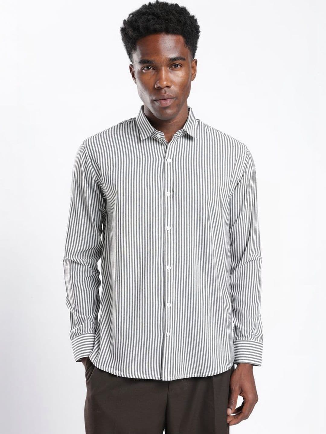 Vestirio Men Comfort Striped Casual Shirt - view 1