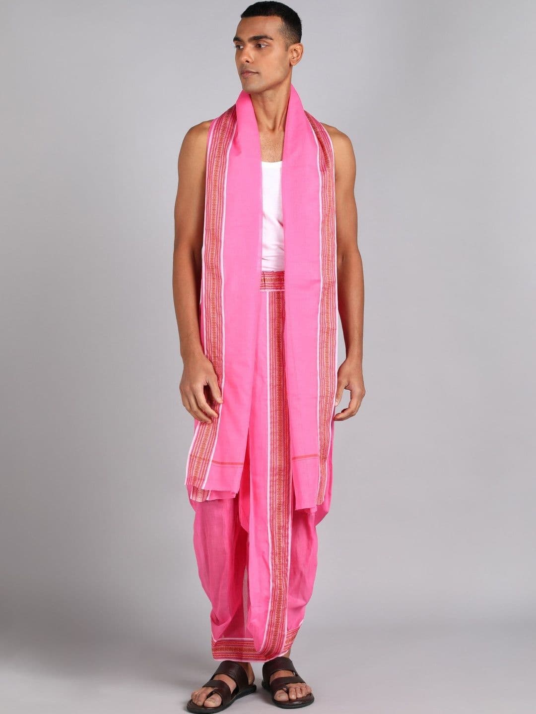 Shyam Handloom Men Cotton Dhoti Dhotis - view 1