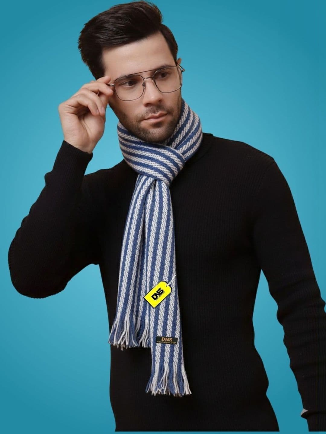 Daily Needs Shop Men Striped Merino Wool Mufflers - view 1