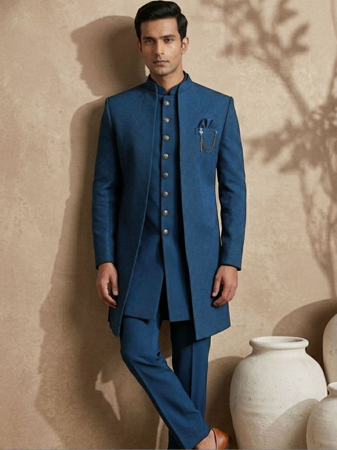 TRIANGLE Jodhpuri Sherwani Set - view 1