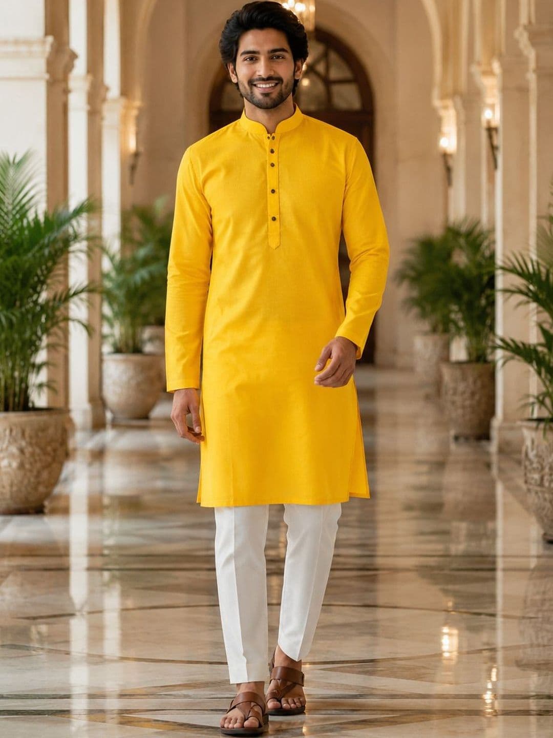 DEVOILER Men Kurta - view 1