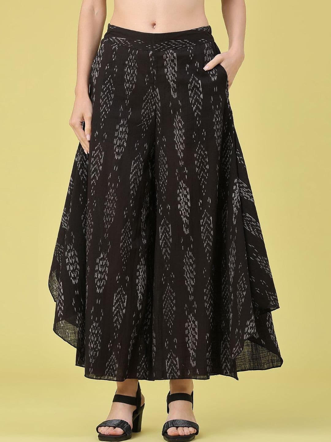 LIMEROAD Women Printed Ethnic Palazzos - view 1