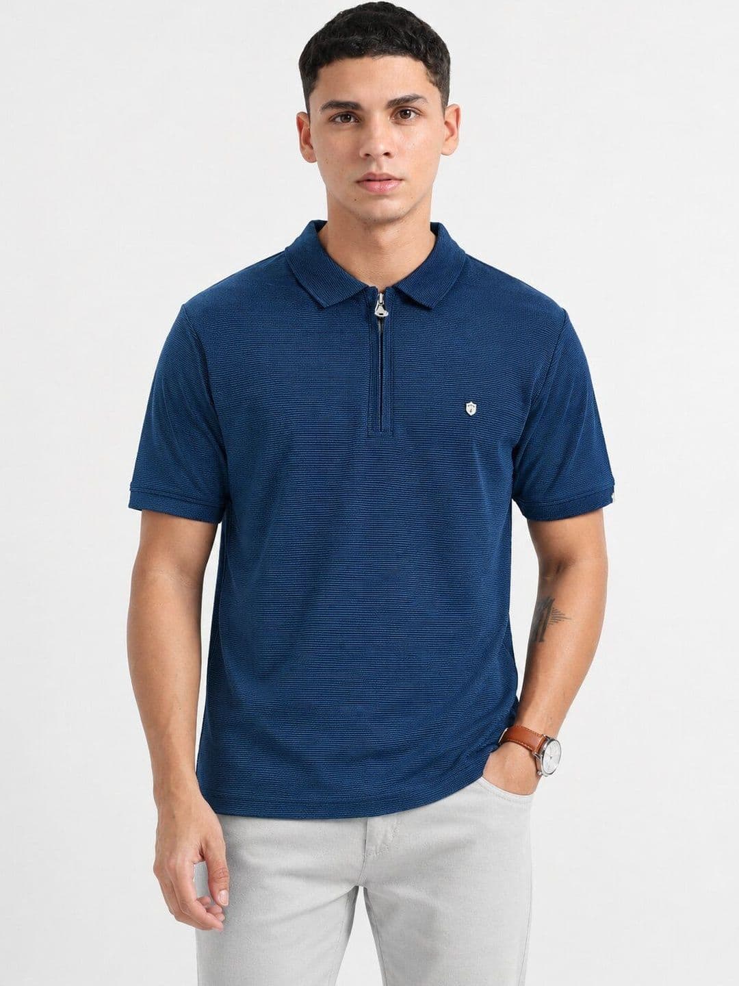 Kook N Keech Men Polo Collar T-shirt - view 1