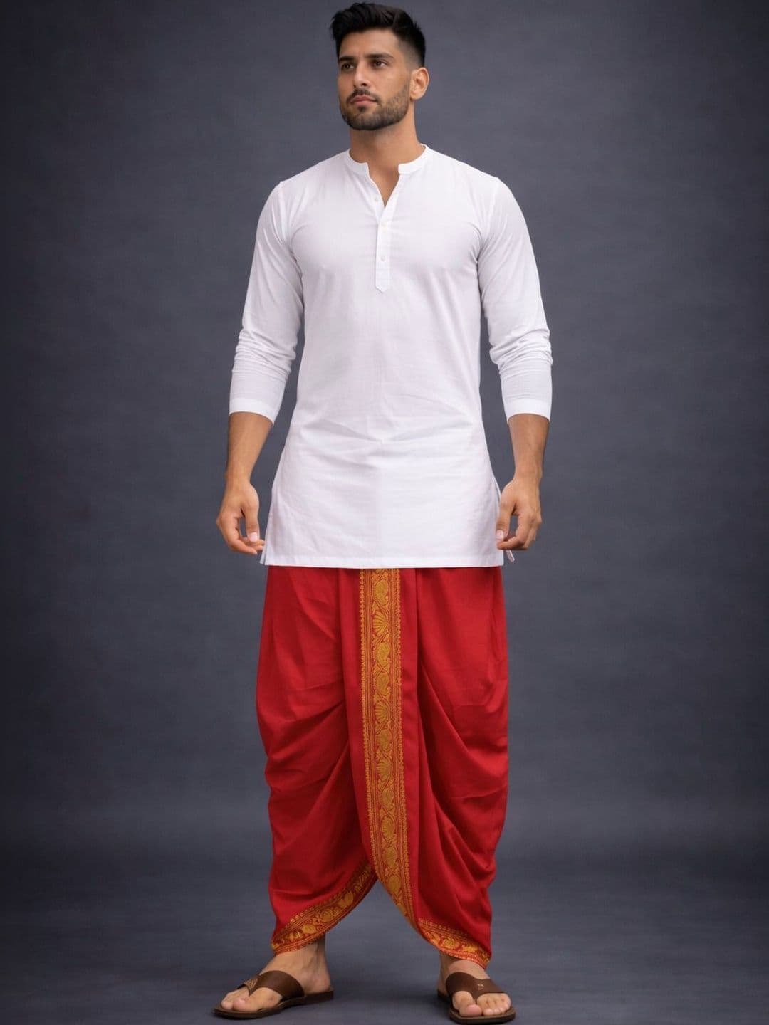 Shyam Handloom Men Dhoti Dhotis - view 1
