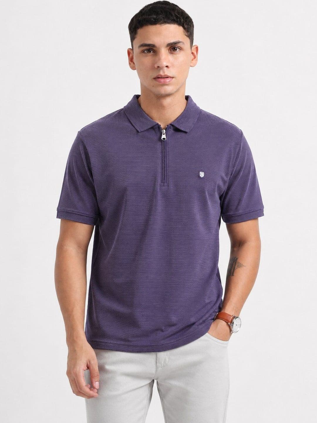Kook N Keech Men Polo Collar T-shirt - view 1