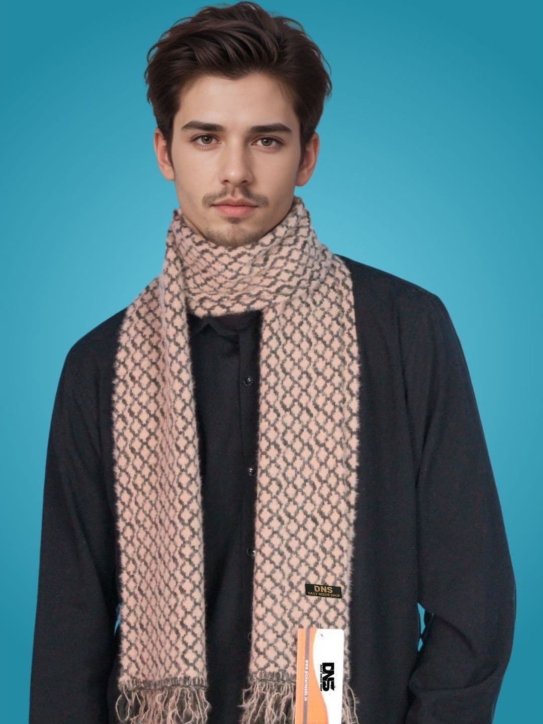 Daily Needs Shop Men Patterned Merino Wool Mufflers - view 1