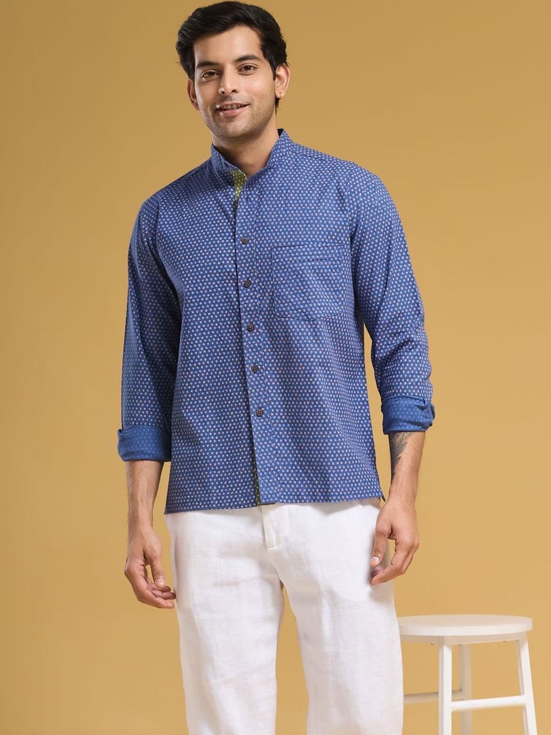 Fabindia Men Printed Casual Shirt - view 1