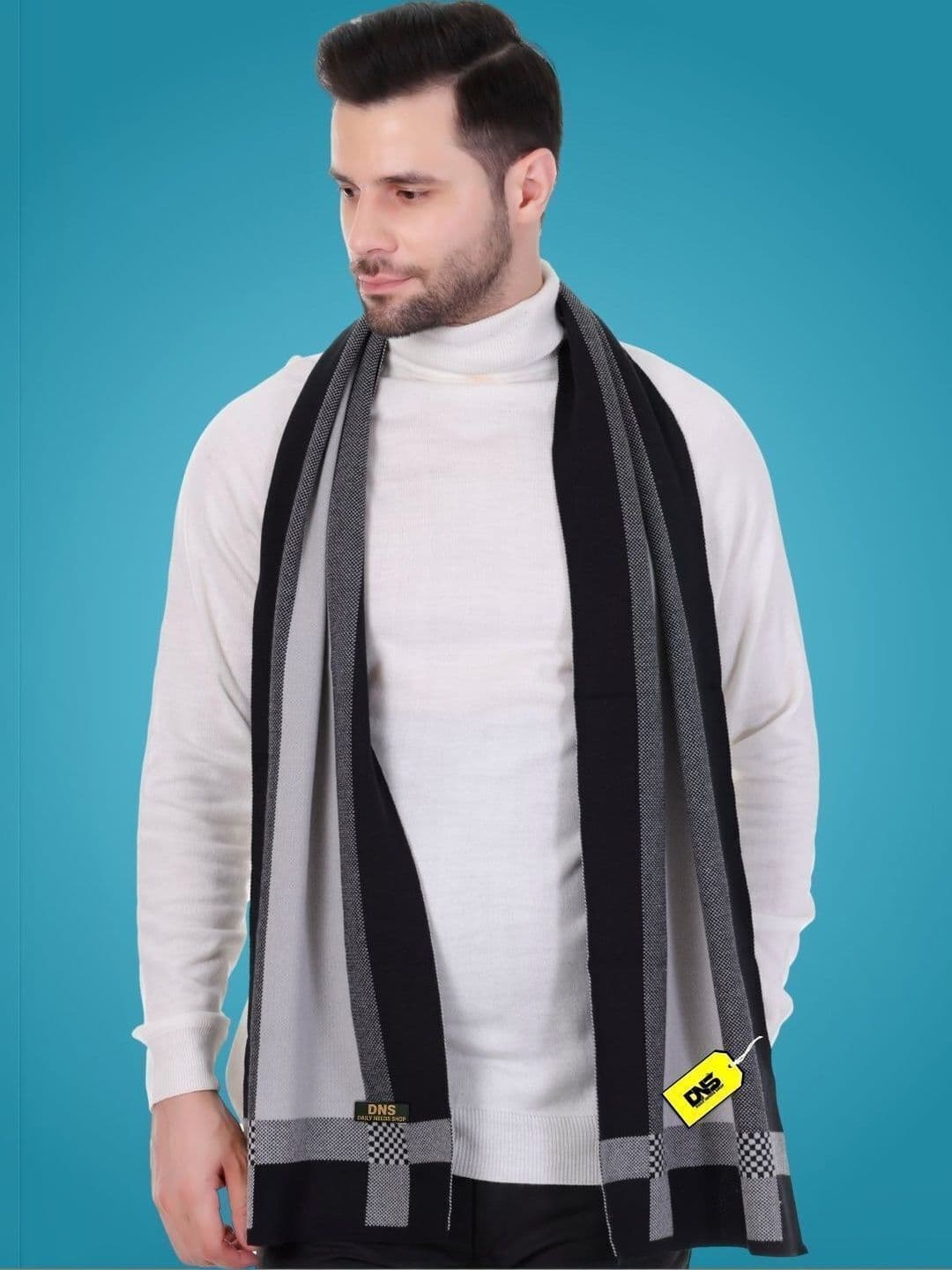 Daily Needs Shop Men Striped Merino Wool Mufflers - view 1