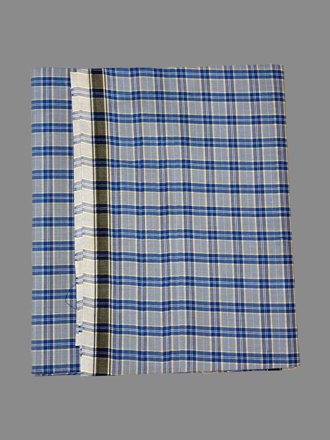 Shyam Handloom Men Checked Cotton Dhoti Dhotis - view 1