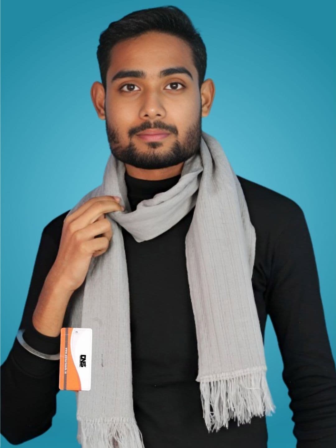 Daily Needs Shop Men Ribbed Merino Wool Mufflers - view 1