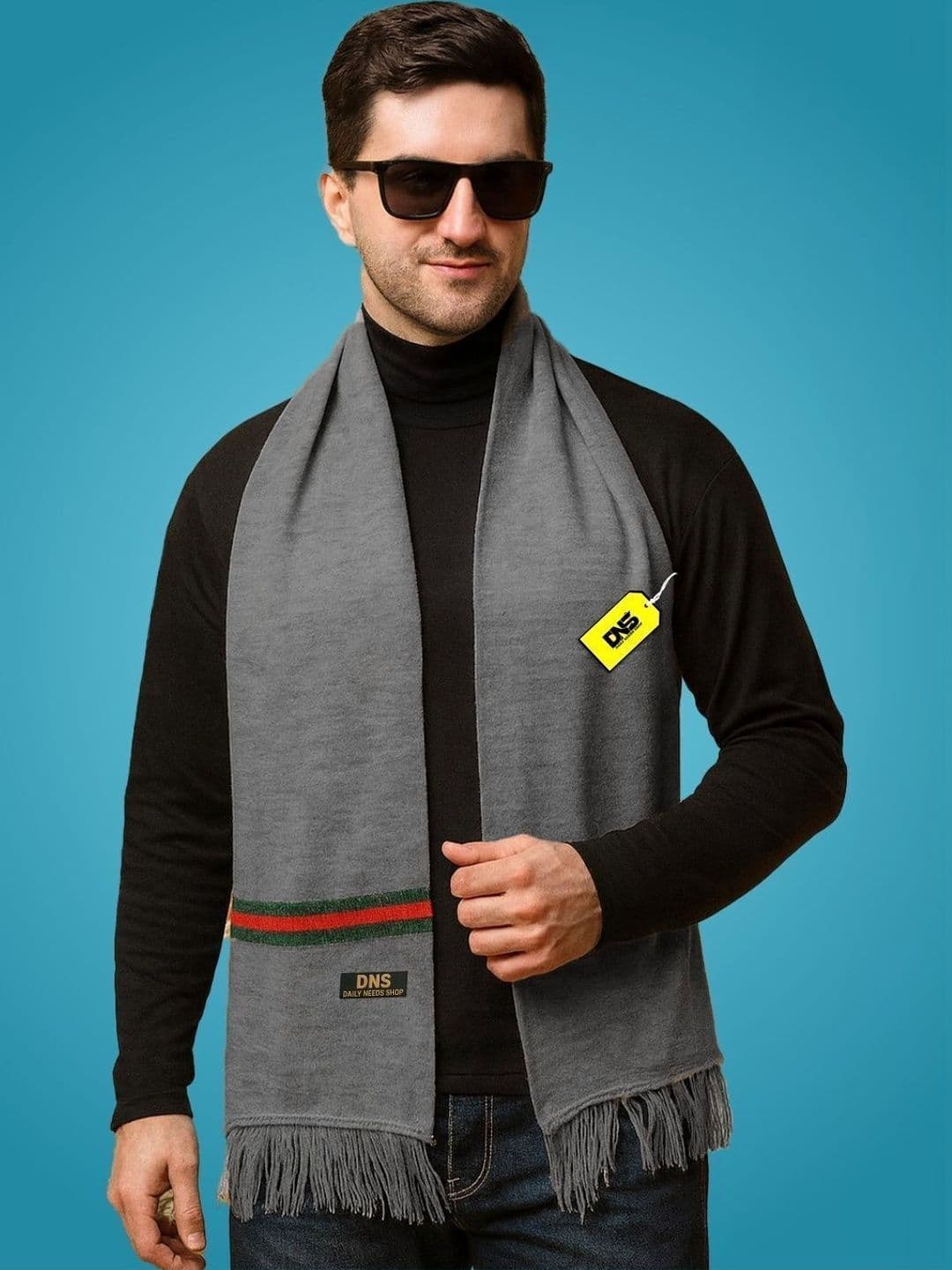 Daily Needs Shop Men Striped Merino Wool Mufflers - view 1